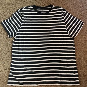 Men’s H&M Striped Black T-Shirt